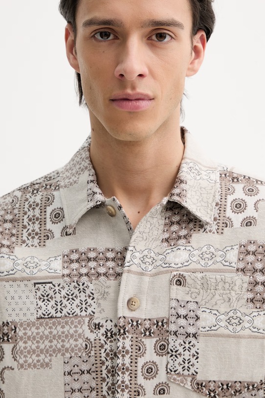 Πουκάμισο Les Deux Layton μπεζ 1001514