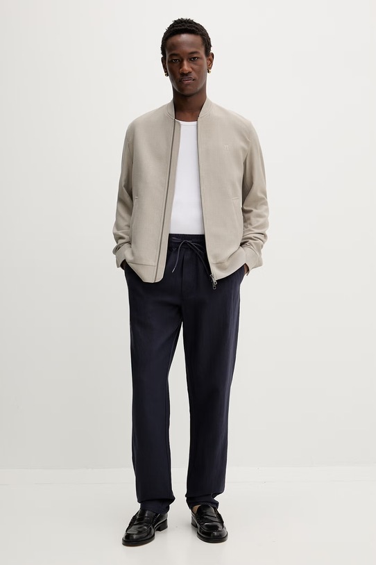 Les Deux kurtka męska Como 1001530 beżowy SS26