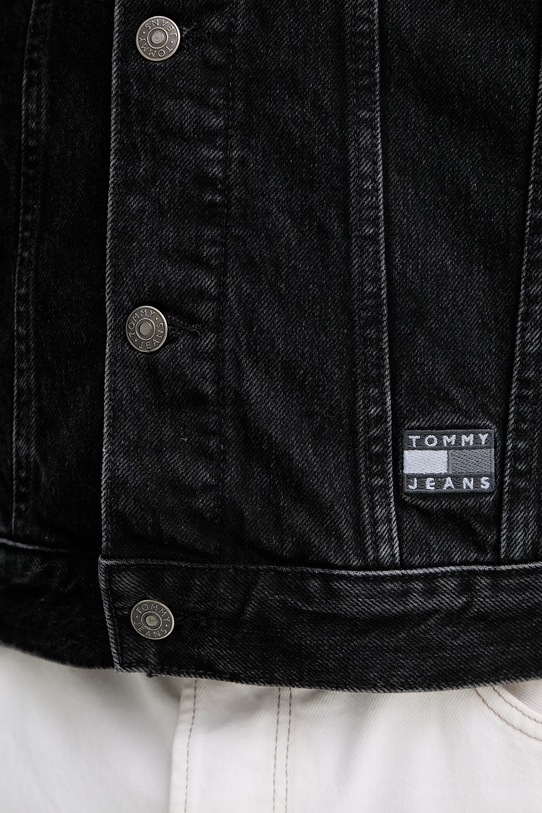 Tommy Jeans kurtka jeansowa DM0DM22670 czarny