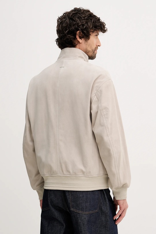 Odzież BOSS Orange kurtka zamszowa Jarip 50552111 szary