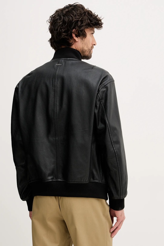 Odzież BOSS Orange kurtka skórzana Jakri 50552151 czarny