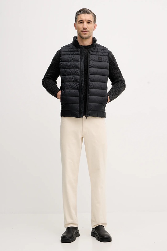 BOSS Orange bezrękawnik 50549243 czarny SS26