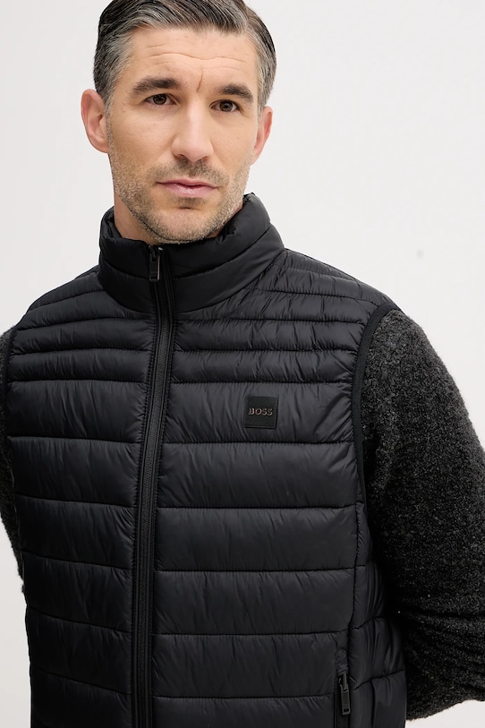 BOSS Orange bezrękawnik czarny 50549243