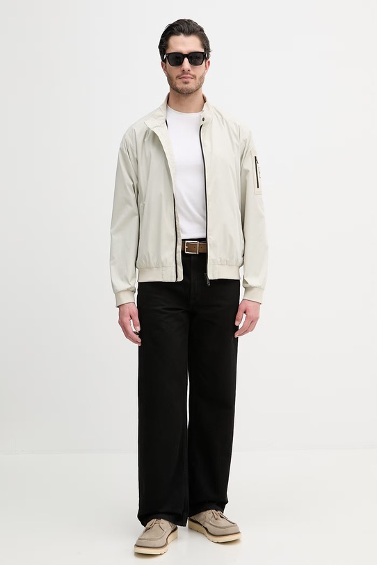 BOSS Green geacă OW_Join JT 50556129 bej SS26