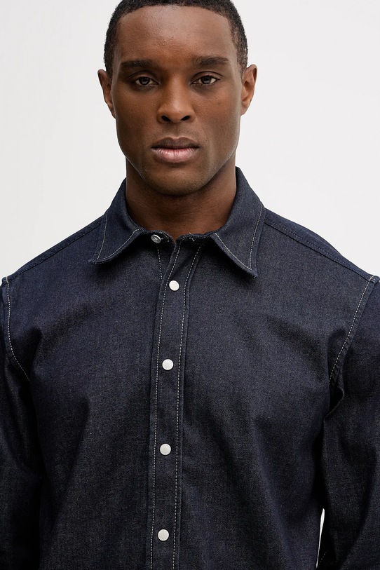 BOSS koszula jeansowa H-LIAM granatowy 50556188