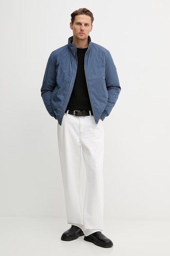 Bunda BOSS H-Clase 50553625 modrá SS26