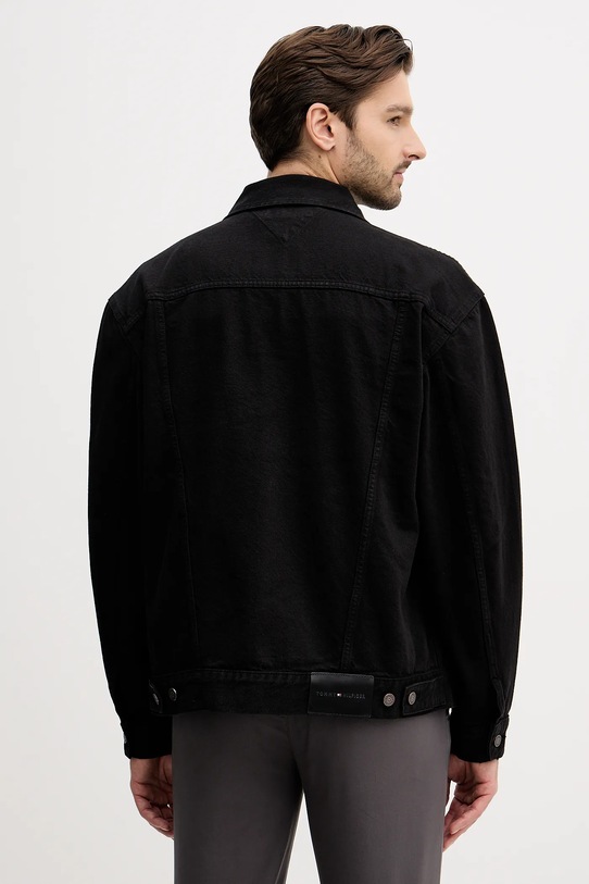 Odzież Tommy Hilfiger kurtka jeansowa MW0MW42616 czarny