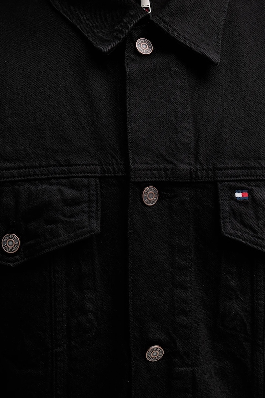 Tommy Hilfiger kurtka jeansowa MW0MW42616 czarny