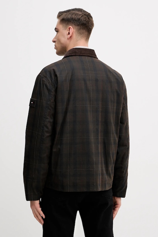 Odzież Tommy Hilfiger kurtka bawełniana MW0MW42566 brązowy