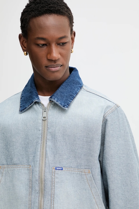 Джинсова куртка Hugo Blue Talian блакитний 50553455