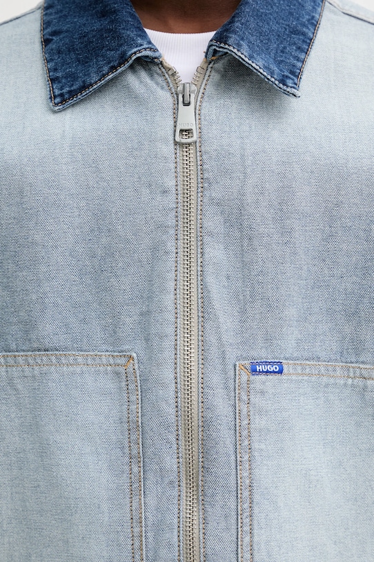 Джинсова куртка Hugo Blue Talian 50553455 блакитний