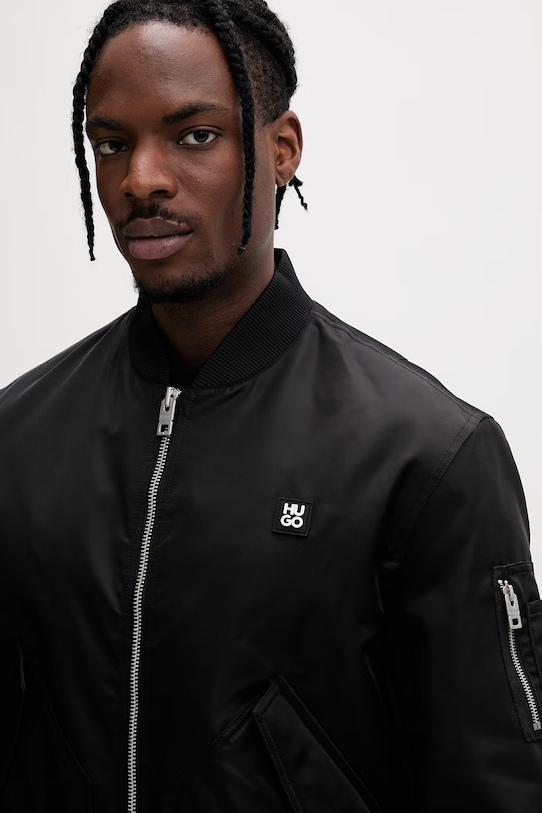 HUGO bomberka męska Badam2611 czarny 50552650