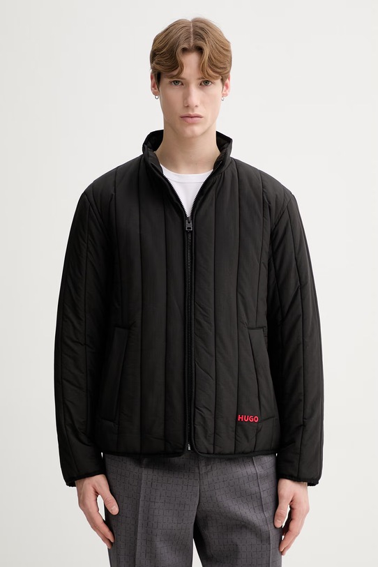 Jakna HUGO Brenoto2611 s toplom postavom crna 50552654