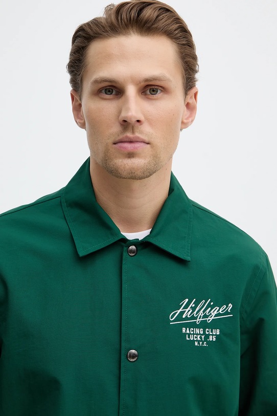 Jakna Tommy Hilfiger zelena MW0MW41871