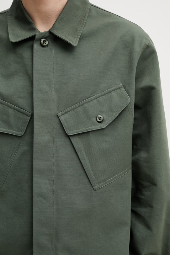 Kenzo koszula bawełniana zielony FG55CH5439OT