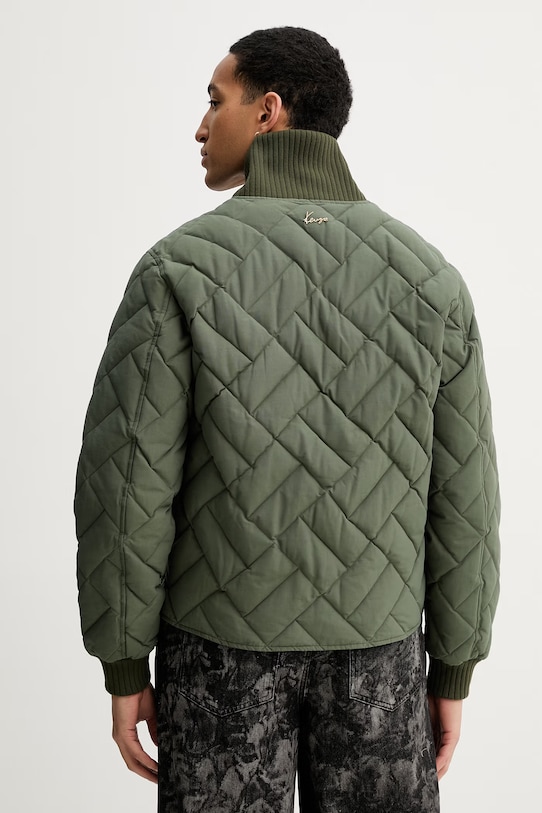 Odzież Kenzo kurtka puchowa FG55OU3189NK zielony
