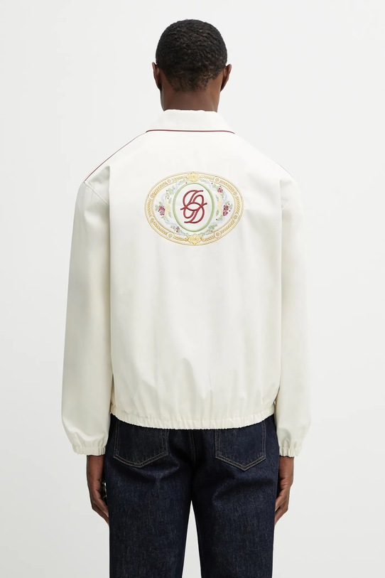 Drôle de Monsieur kurtka Blouson Brodé nieocieplane beżowy J.JT260.CO244.OW