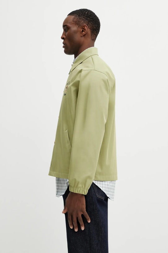 Хлопковая куртка Drôle de Monsieur Slogan Rose J.JT198.CO244.OL зелёный SS26