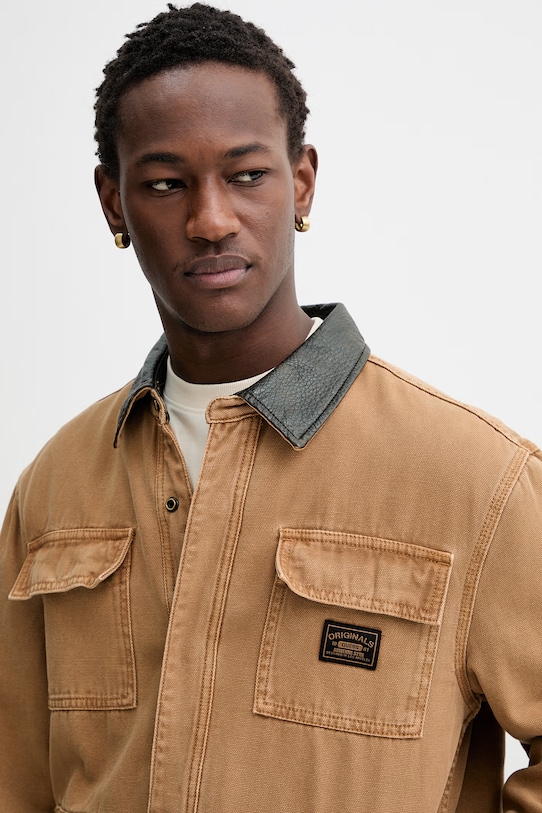 Guess Originals geacă jeans maro M6RN71.WG165