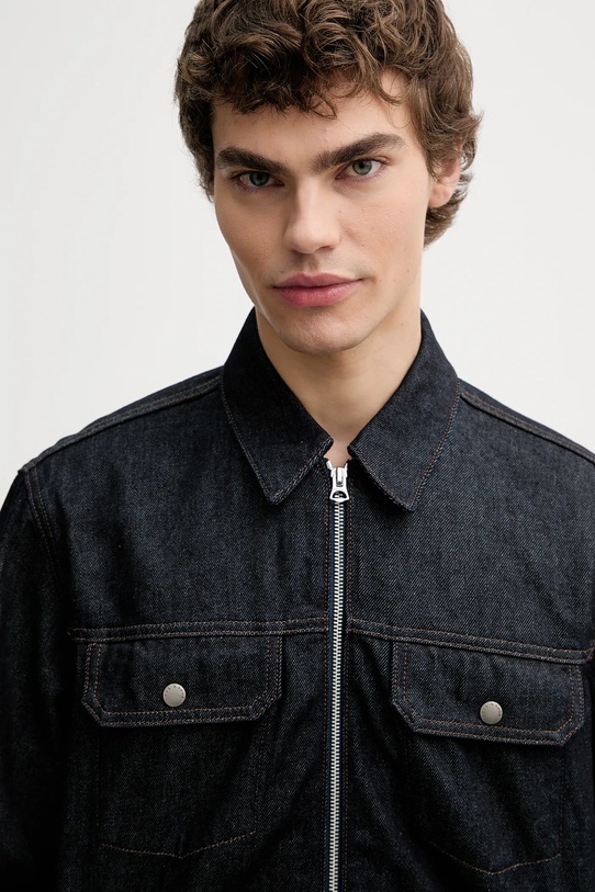 Rag & Bone kurtka jeansowa granatowy RX0725HORRR