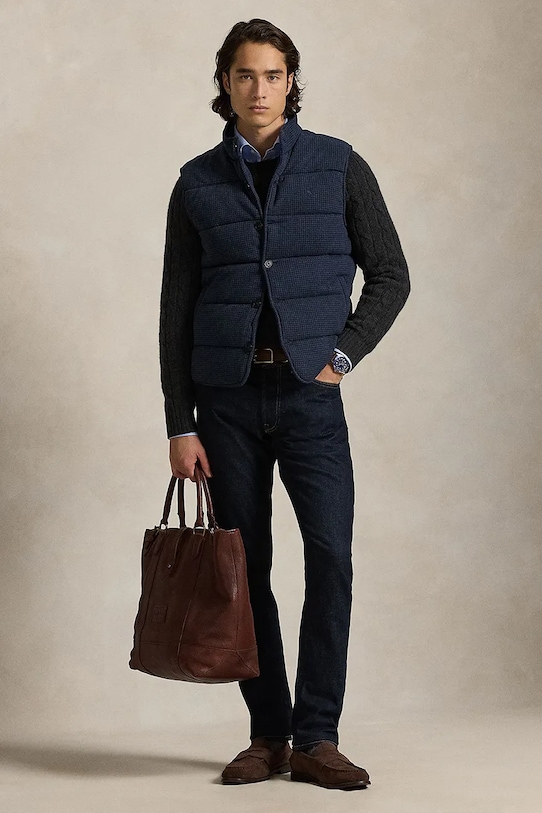 Odzież Polo Ralph Lauren bezrękawnik 710P03971 granatowy