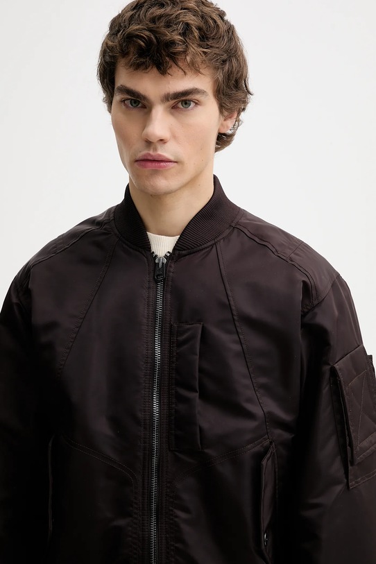 G-Star kurtka bomber brązowy D27930.C143