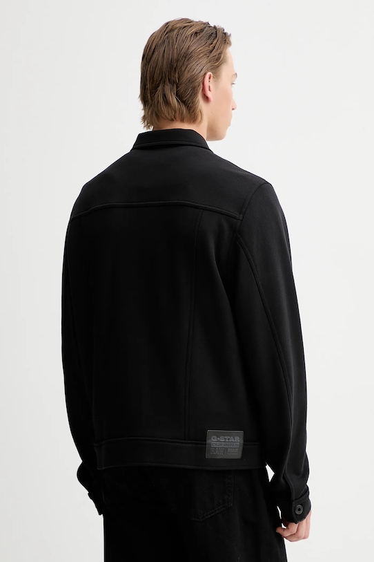Odzież G-Star kurtka koszulowa bawełniana D27099.D395 czarny