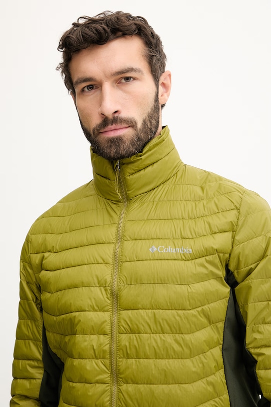 Μπουφάν Columbia Powder Pass πράσινο 2134141