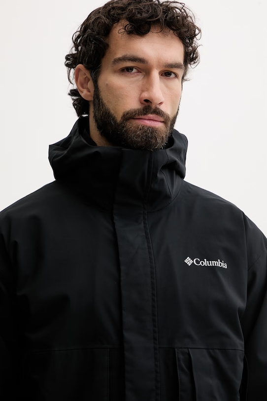 Columbia pánska nepremokavá bunda Street Heights čierna 2154761