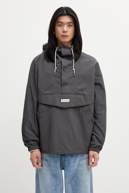 Columbia pánsky anorak Acker Rock sivá 2156571