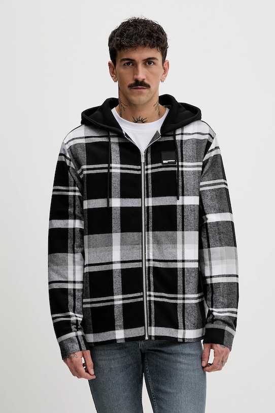 Karl Lagerfeld Jeans kurtka pozostałe szary B1M14022