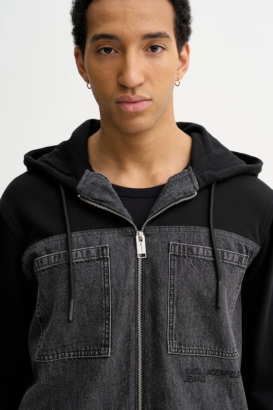 Karl Lagerfeld Jeans kurtka czarny B1M14044