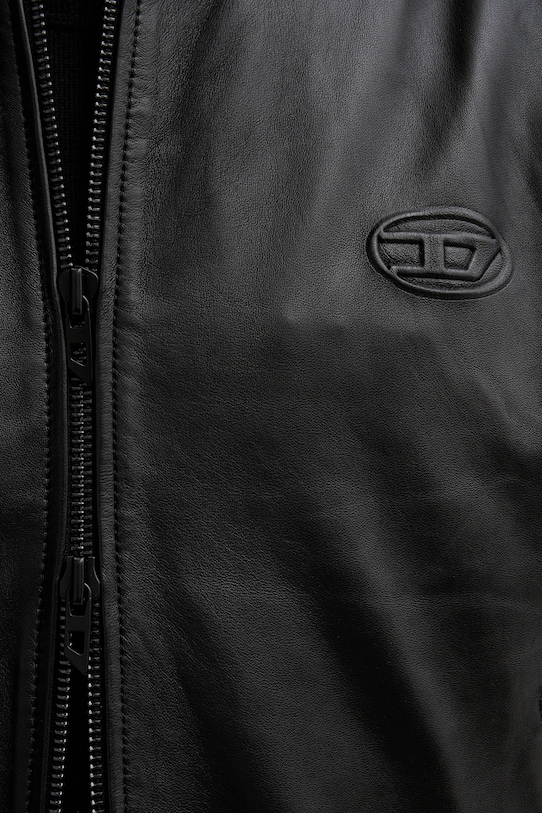 Diesel kurtka bomber skórzana L-TYPE A20476.0PFAH czarny