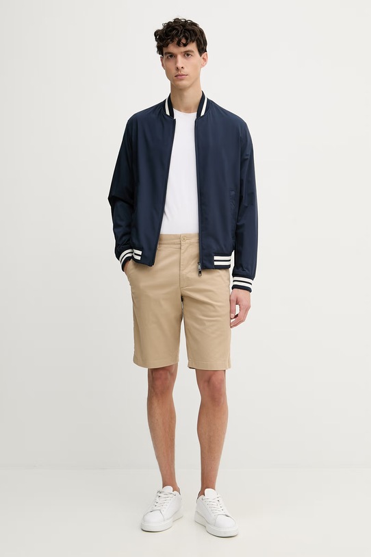 Paul&Shark bunda bomber pánska 26412106 tmavomodrá SS26