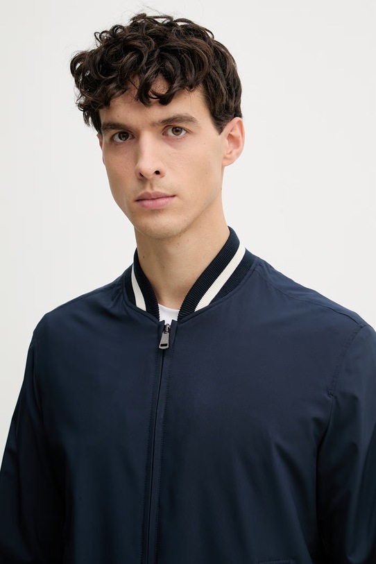 Paul&Shark bunda bomber pánska tmavomodrá 26412106