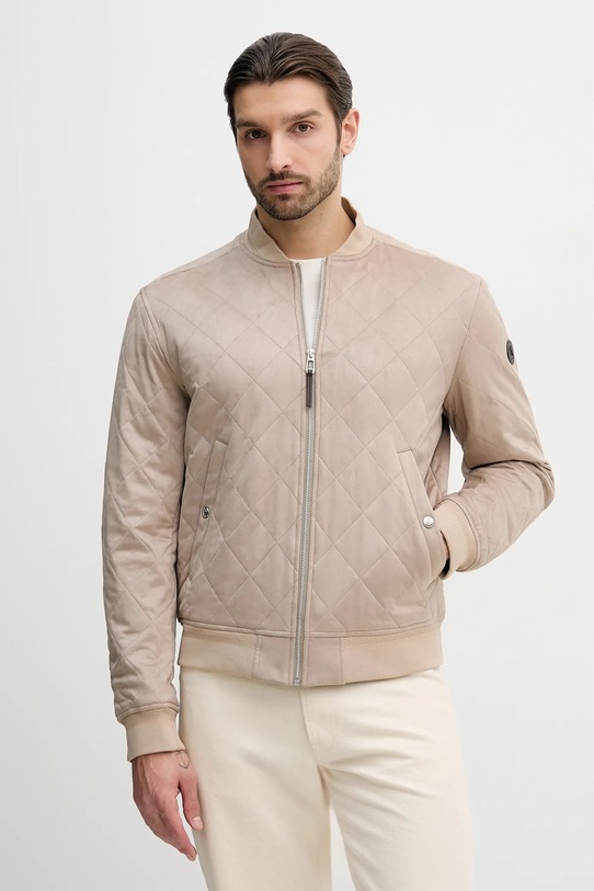 Joop! kurtka bomber imitacja zamszu beżowy 30101422