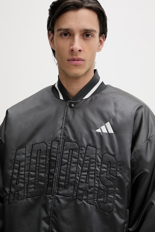 adidas kurtka bomber Stadium szary JZ6913