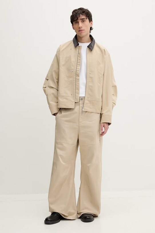 adidas Originals kurtka męska bawełniana KD0584 beżowy SS26