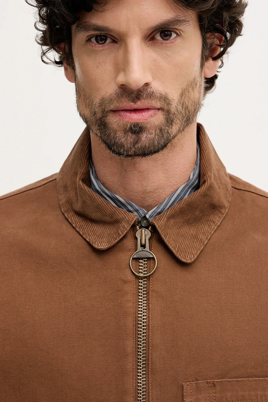 Barbour kurtka bawełniana brązowy MCA1083