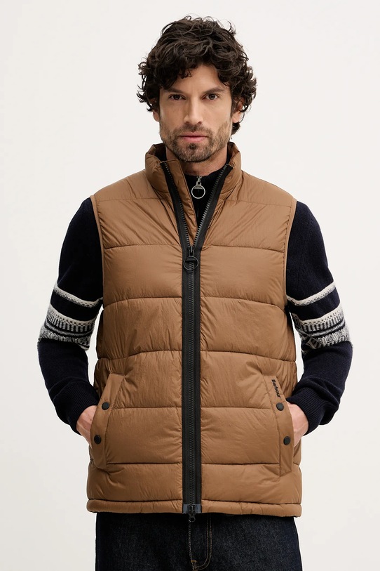 Barbour bezrękawnik bez kaptura brązowy MGI0307