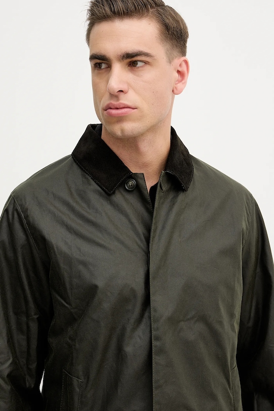 Bavlněná bunda Barbour Lorden zelená MWX2526