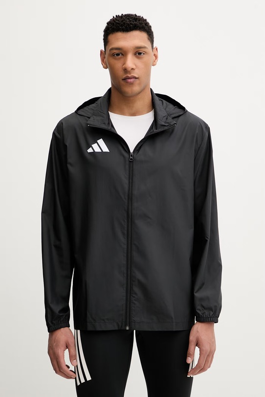 Куртка для тренировок adidas Performance с капюшоном чёрный KQ9074