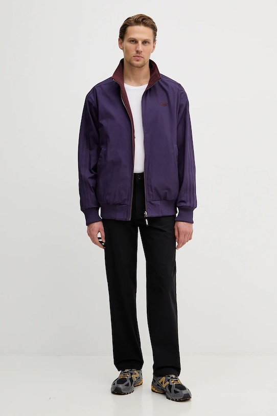 Odzież adidas Originals kurtka dwustronna Firebird KS6844 fioletowy