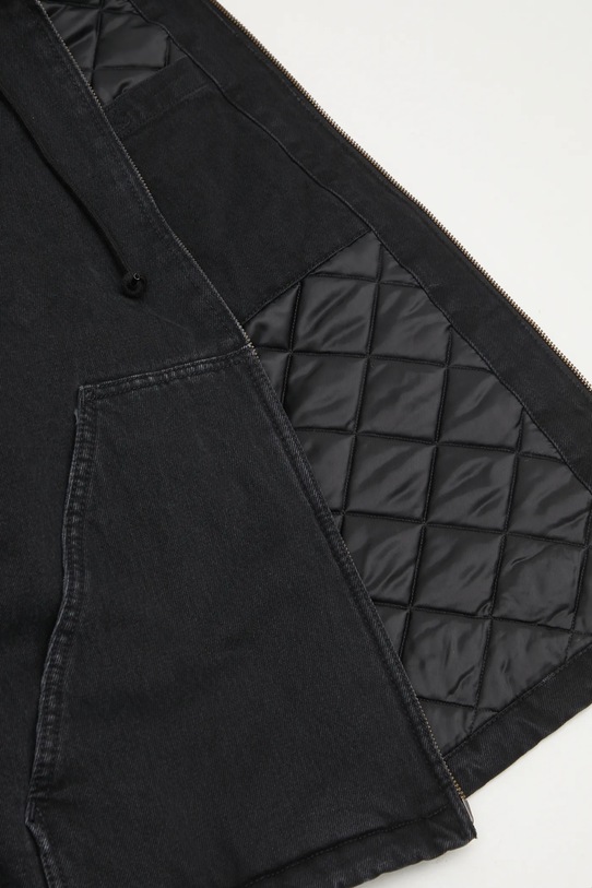 Carhartt WIP kurtka jeansowa bawełniana Cleveland Jacket I036258.8906 czarny