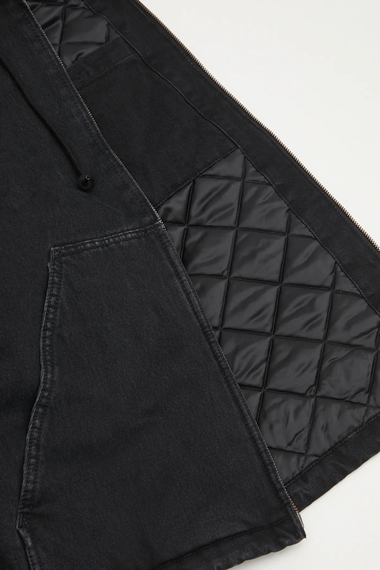 Carhartt WIP kurtka jeansowa bawełniana Cleveland Jacket I036258.8906 czarny