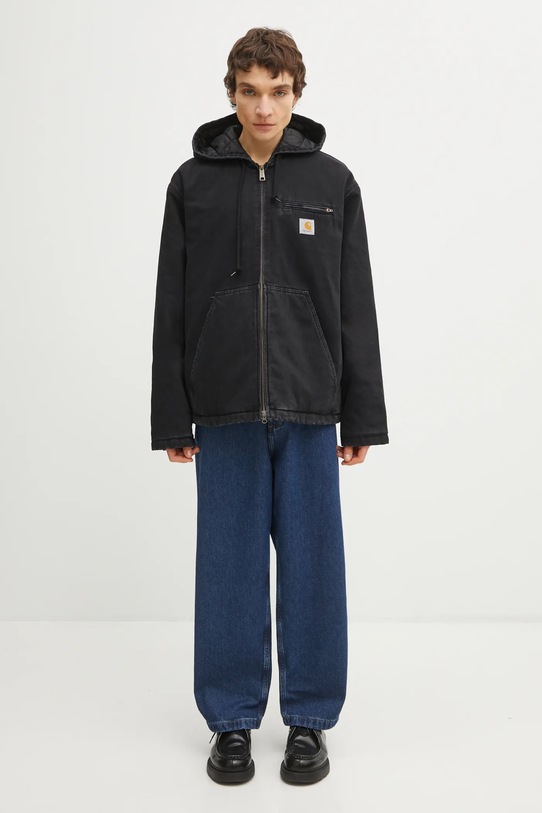 Carhartt WIP kurtka jeansowa bawełniana Cleveland Jacket I036258.8906