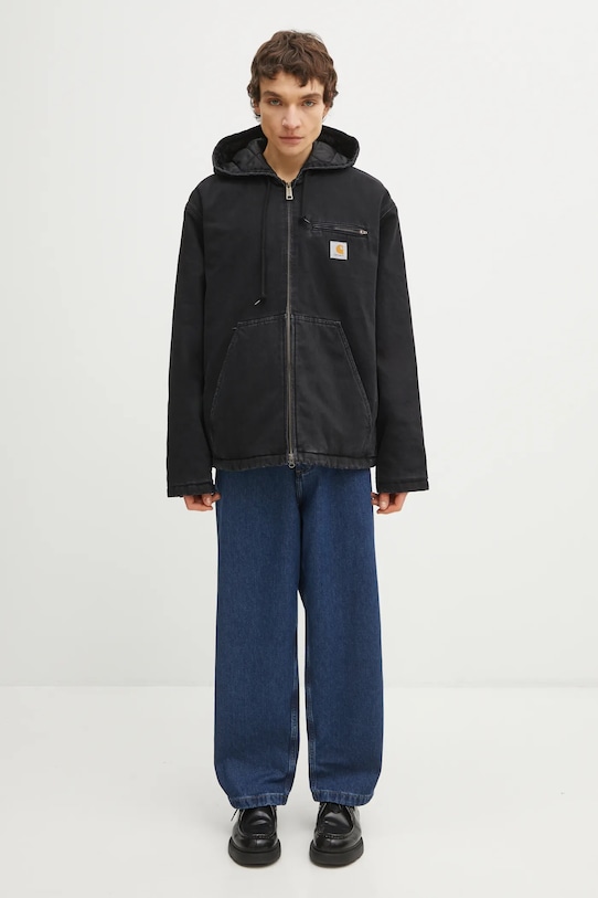 Carhartt WIP kurtka jeansowa bawełniana Cleveland Jacket I036258.8906