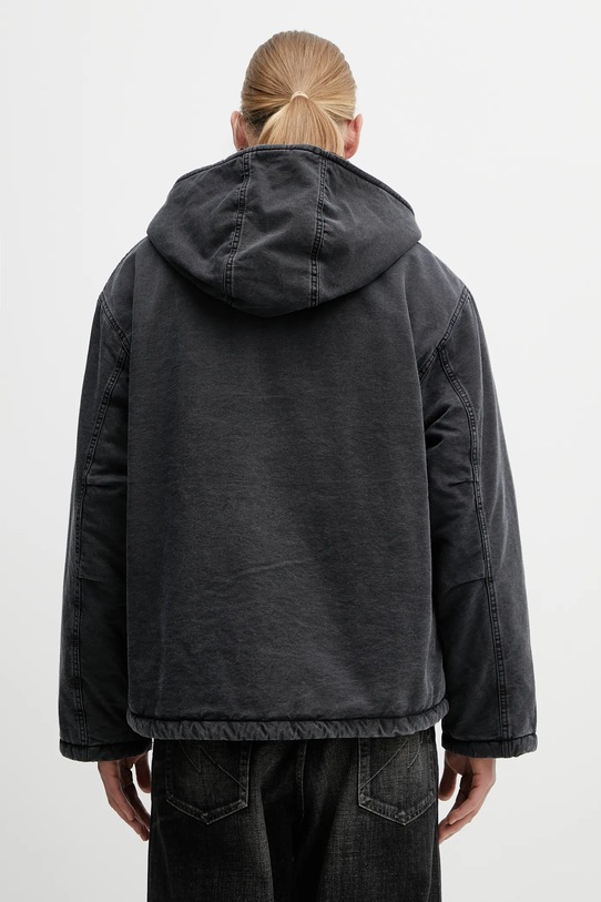 Odzież Carhartt WIP kurtka bawełniana Mitch Jacket I036242.890J czarny