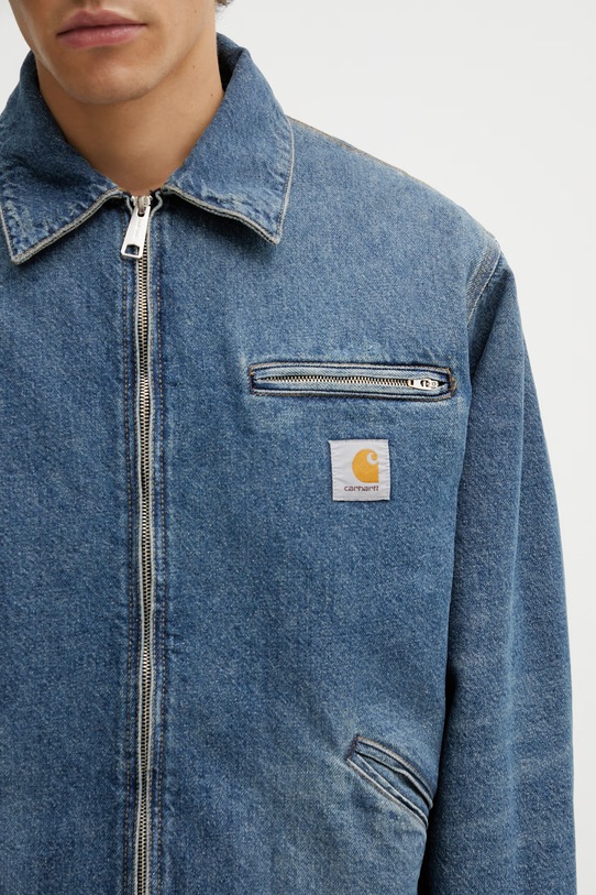Carhartt WIP OG Detroit Jacket μπουφάν ντένιμ ανδρικό μπλε I036259.01B7