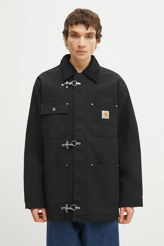 Carhartt WIP kurtka Adair Coat bez kaptura czarny I035969.00EXX